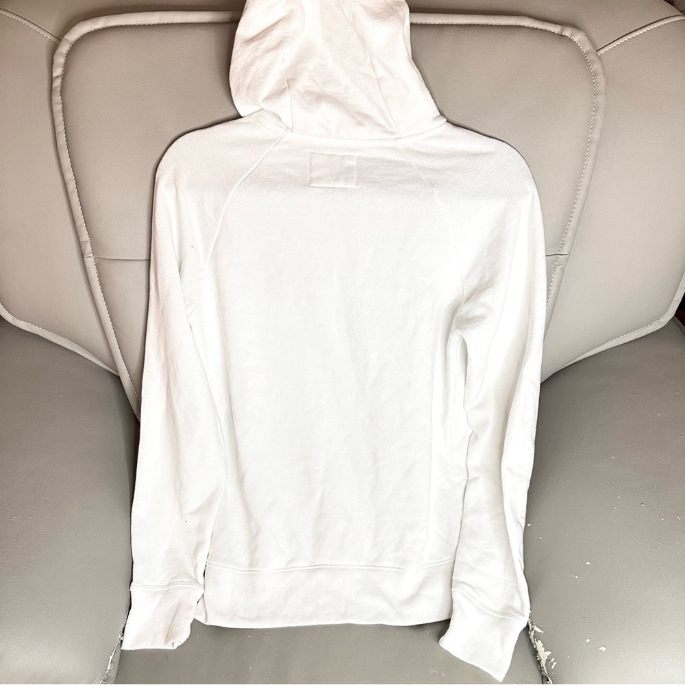 Express Men's White Drawstring Pullover Hoodie - image 4